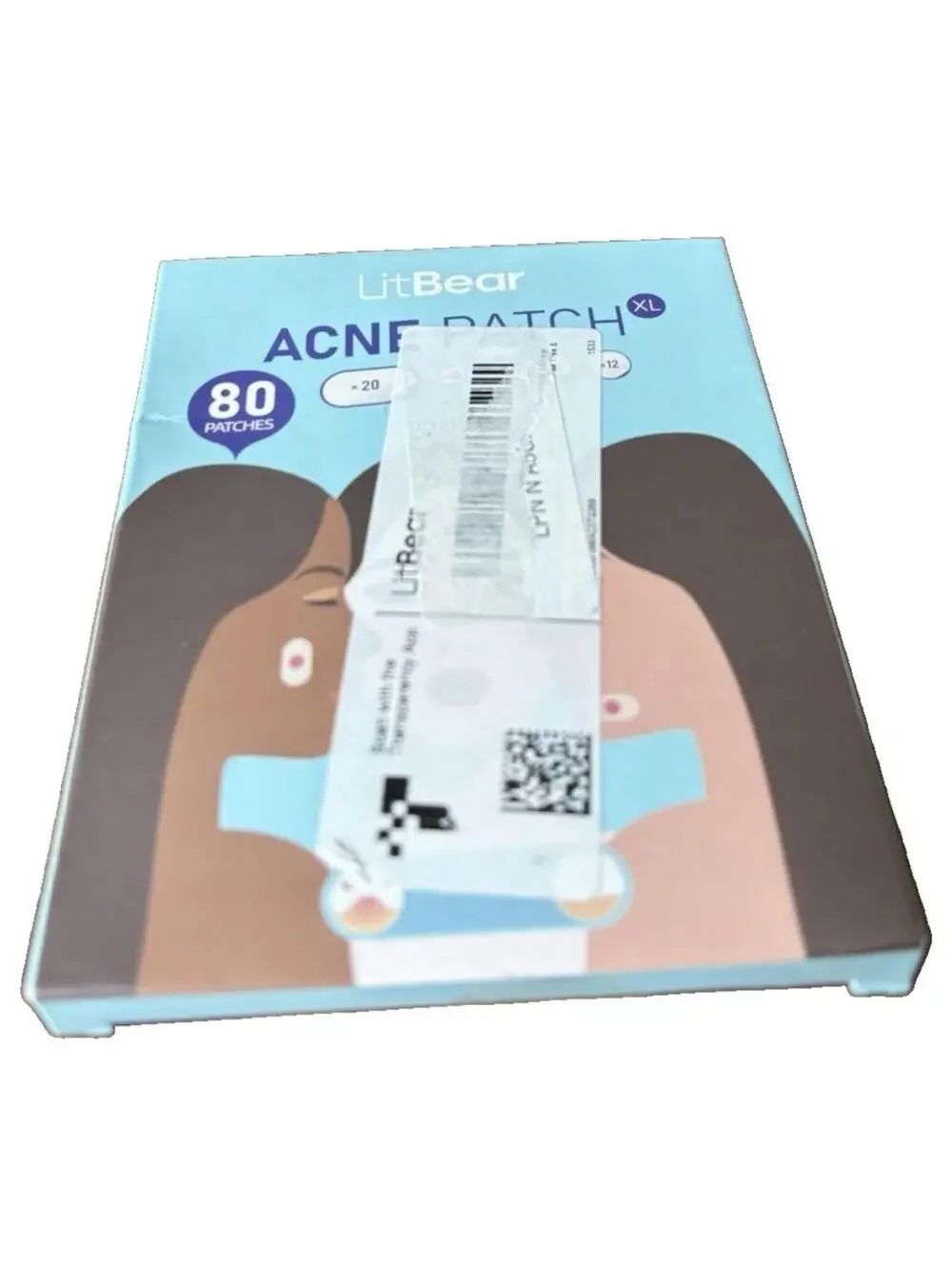 LitBear 80pcs Acne Pimple Patches Blemish Spot Treatment Skincare Healing Pads
